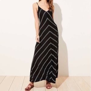 Loft  Black Maxi Dress